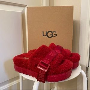 🐻UGG platform flufitta slippers🐻